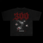 Gideon's 300 Christian tee, Judges 7 design, back view