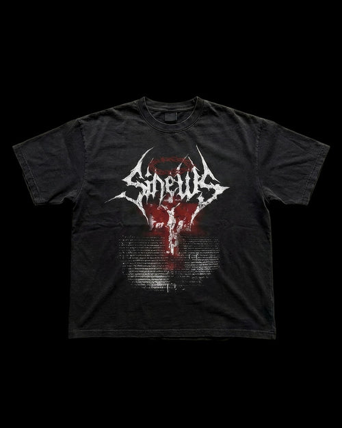 Crowned Christian streetwear tee by Sinews, alternate view