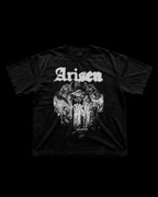 Black Arisen Christian streetwear tee by Sinews, alternate view
